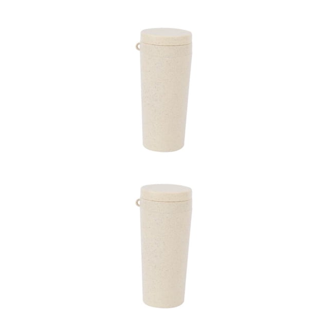 Inteprter Botella deportiva de trigo con tapa, buen sellado, agua, té de la leche, coche, casa, vaso, bebida , viaje, senderismo, Picnic Type1 NO1