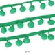 thumbnail image 3 of Bearachild Adorno práctico y moderno para todas las necesidades de bricolaje Cinta con flecos de bola con adorno de pompones de 5 yardas fácil Decoración del hogar Verde, 3 of 6