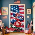thumbnail image 6 of erdimoy 4th of July Patriotic Door Cover Banner, 35×70 Inch Firework & American Flag Backdrop for Independence Day Decor, 6 of 6