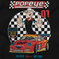 thumbnail image 2 of Popeye Kanji No. 1 Racecar Driver Sweatshirt for Men or Women Brisco Brands S, 2 of 6