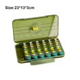 thumbnail image 2 of 7/21/28 Grids Weekly Pill Organizer 7 Day Compact Carry With Ease Box For The Elderly Parents PatientsGreen7 Grids, 2 of 2