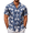 Navy Blue- White Flower, variant on COOFANDY Mens Summer Shirts Floral Hawaiian Shirts Short Sleeve Casual Beach Wear Clothing