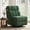 Green, variant on SESSLIFE 360° Swivel Rocker Recliner Chair, Chenille Manual Recliner Chair with Rocking Motion, Nursery Recliner Chair for Adults, Small Space Recliner for Living Room, Blue