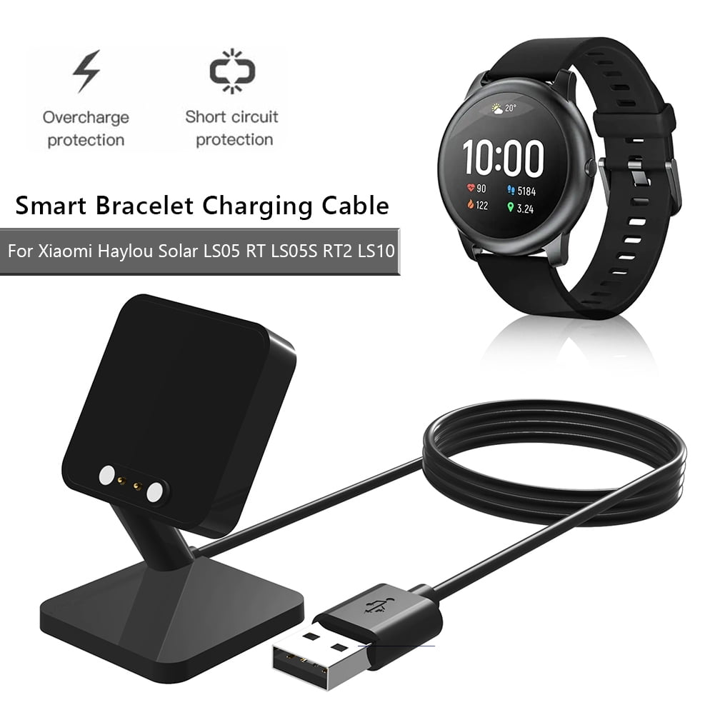 Peggybuy Charger for Haylou Solar LS05 RT LS05S RT2 LS10 USB Watch Charging Cable 1m Walmart