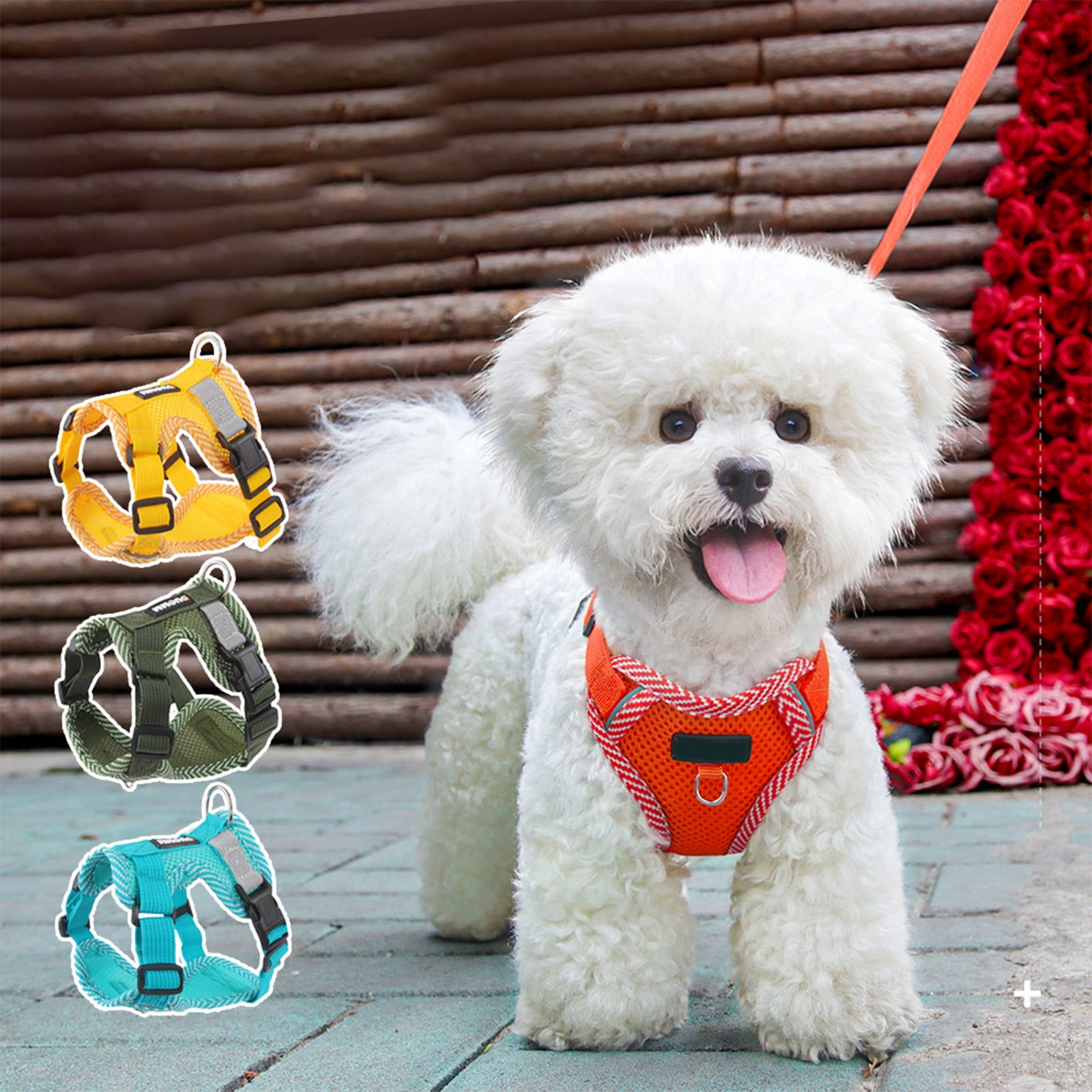 Sentmoon Dog Leash Dog and Cats Leash Sleeveless Style Pet Reflective Breathable Leash Suitable for Outdoor Cats and Dog Walking Leash for Small Dogs