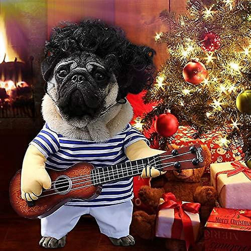 Funny Guitar Dog Costumes Pet Clothes Dog Clothes Costume Chihuahua Teddy Pug Christmas Party Halloween Costumes Outfit L Walmart
