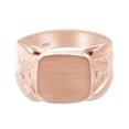 thumbnail image 2 of AFFY 14K Rose Gold Plated 925 Sterling Silver Protector Signet Ring, Ring Size 10, 2 of 3