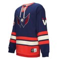 thumbnail image 2 of Men's Navy Washington Capitals Heritage Lace-Up Pullover Sweatshirt, 2 of 7