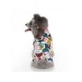 thumbnail image 5 of Pet Dog Pajamas Clothes Puppy Bear Jumpsuit 100% Cotton Dog Pet Sleepingwear, 5 of 8