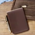 thumbnail image 2 of Étui en Cuir Brun pour Stylo Plume, Porte-Stylo, Papeterie pour 12 Stylos, 2 of 7