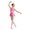 Pink, variant on Girls Glitter Latin Dance Dress Rhinestone Feather Salsa Ballroom Dance Leotard Sparkly Jazz Skating Suit Black 12