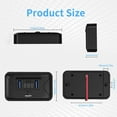 thumbnail image 5 of BUYISI Car Charger 3 Port Rv Panel Outlet Rv Usb C Outlet Rv Charger Usb Power Outlet Blue, 5 of 5