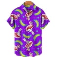 thumbnail image 3 of Camisas gráficas de piña y fruta para hombres, ropa con estampado 3D, camisa hawaiana de playa, blusas Y2K de manga corta, ropa vintage, blusa con solapa, 3 of 5