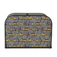 thumbnail image 2 of Uemuo Modern Excavator Print Toaster Cover 4 Slice, Small Kitchen Appliance Covers, Toaster Oven Cover with Loop, Bread Machine Cover Dust Cover Protection, 2 of 7