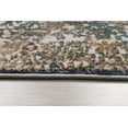 thumbnail image 4 of La Dole Rugs Persian Oriental Design Traditional Floral Runner Rug - Premium Durable Carpet for Living Room, Entrance, and Hallway - Beige and Blue, 3x5 (2'7" x 4'11", 80cm x 150cm), 4 of 7