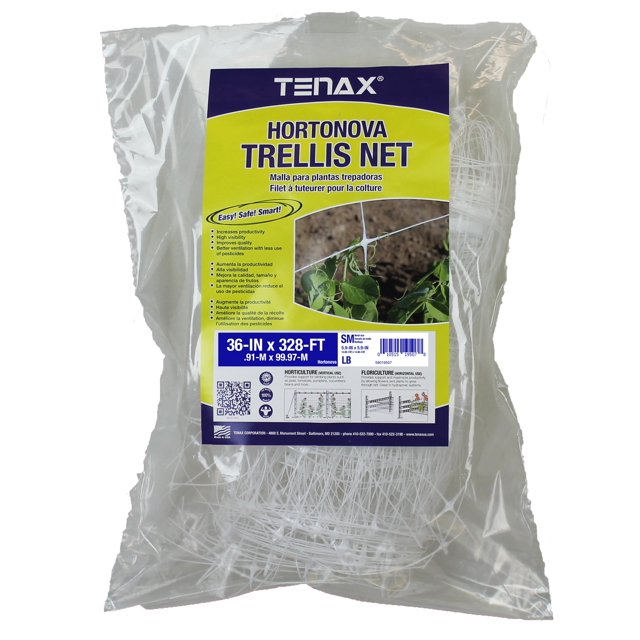 Malla de entutorado TENAX Hortonova 91 x 100 m blanca