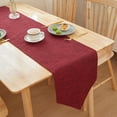 thumbnail image 1 of Yusimy Linen Solid - color Table Runner 11.81Inch x 82.68Inch for Tables 47.24 - 59.06Inch Long Home Dining, 1 of 6