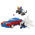 thumbnail image 3 of Set LEGO Super Heroes Coche de carreras de Spider Man y Duende Verde Venomizado 76279, 3 of 4