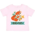 thumbnail image 3 of Inktastic Big Sis Woodland Fox Sister Girls Toddler T-Shirt, 3 of 5