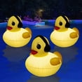 thumbnail image 4 of ZJNGJC Solar Floating Pool Lights with 16 RGB Color Timers and Automatic Mode IP68 Rechargeable LED for Swimming Gardens Yellow, 4 of 7