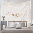 thumbnail image 3 of Tapiz de pared TUNC Luna Tela de pared natural decoración dormitorio bohemio 100 x 1, 3 of 5