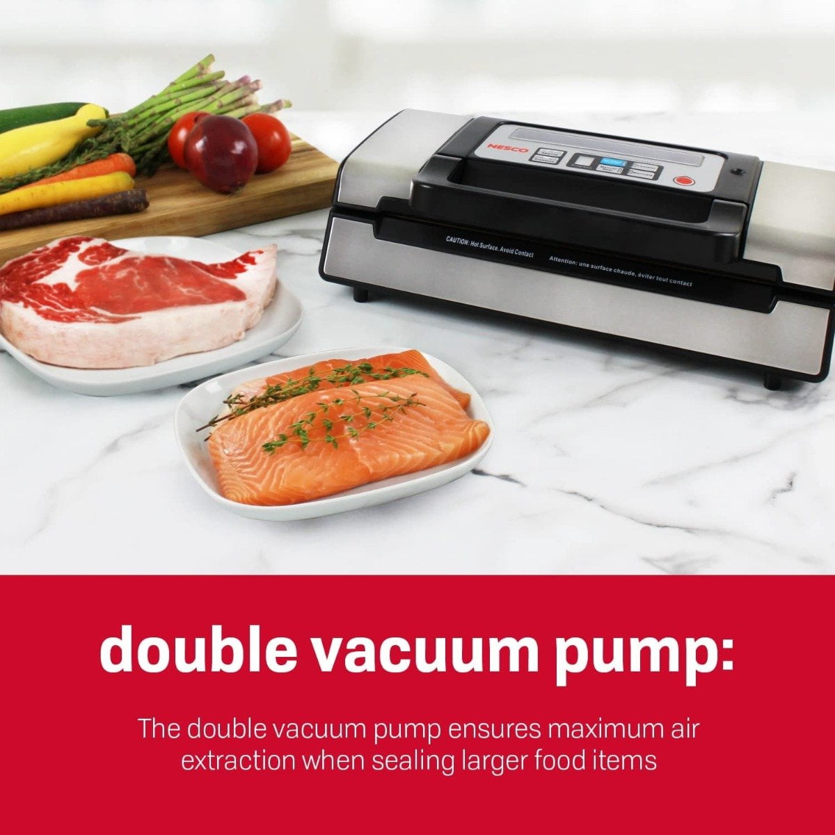 Nesco VS-12 Deluxe Food Vacuum Sealer - Really Better Than Foodsaver? Demo  and Overview 