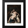 thumbnail image 2 of Sebastiano Ricci 19x24 Black Modern Framed Museum Art Print Titled - Diana and Her Dog (1717-1720), 2 of 5
