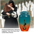 thumbnail image 3 of Cowboy Guitar Urn for Ashes Adult Male – Large Cremation Urns for Human Ashes Women – Western Funeral Urn for Men – Decorative Urns for Human Ashes for Adults (10 Inch 1 Pc), 3 of 7