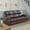 Brown-3Seater, variant on Power Reclining Loveseat, Breathable Leather Electric 2-Seat Recliner with Adjustable Backrests for Living Room, Brown