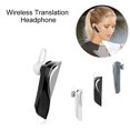 thumbnail image 3 of ZLight Écouteur de Traduction Multilingue Rechargeable Sans Fil Compatible Bluetooth Casque Traducteur Portable Voix Noir, 3 of 6