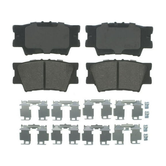 Rear Brake Pad Set - Compatible with 2007 - 2022 Toyota Camry 2008 2009 2010 2011 2012 2013 2014 2015 2016 2017 2018 2019 2020 2021
