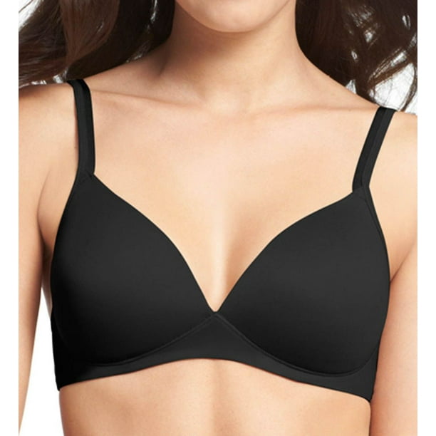 Women's Warner's 1298 Elements Of Bliss Wire-Free Contour Bra with Lift ( Black 36C) 