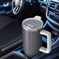 thumbnail image 6 of Modern 40oz Tumbler– Stainless Steel Insulated Tumbler with Handle and Straw, Large Capacity Travel Cup for Hot & Cold Drinks, 6 of 7