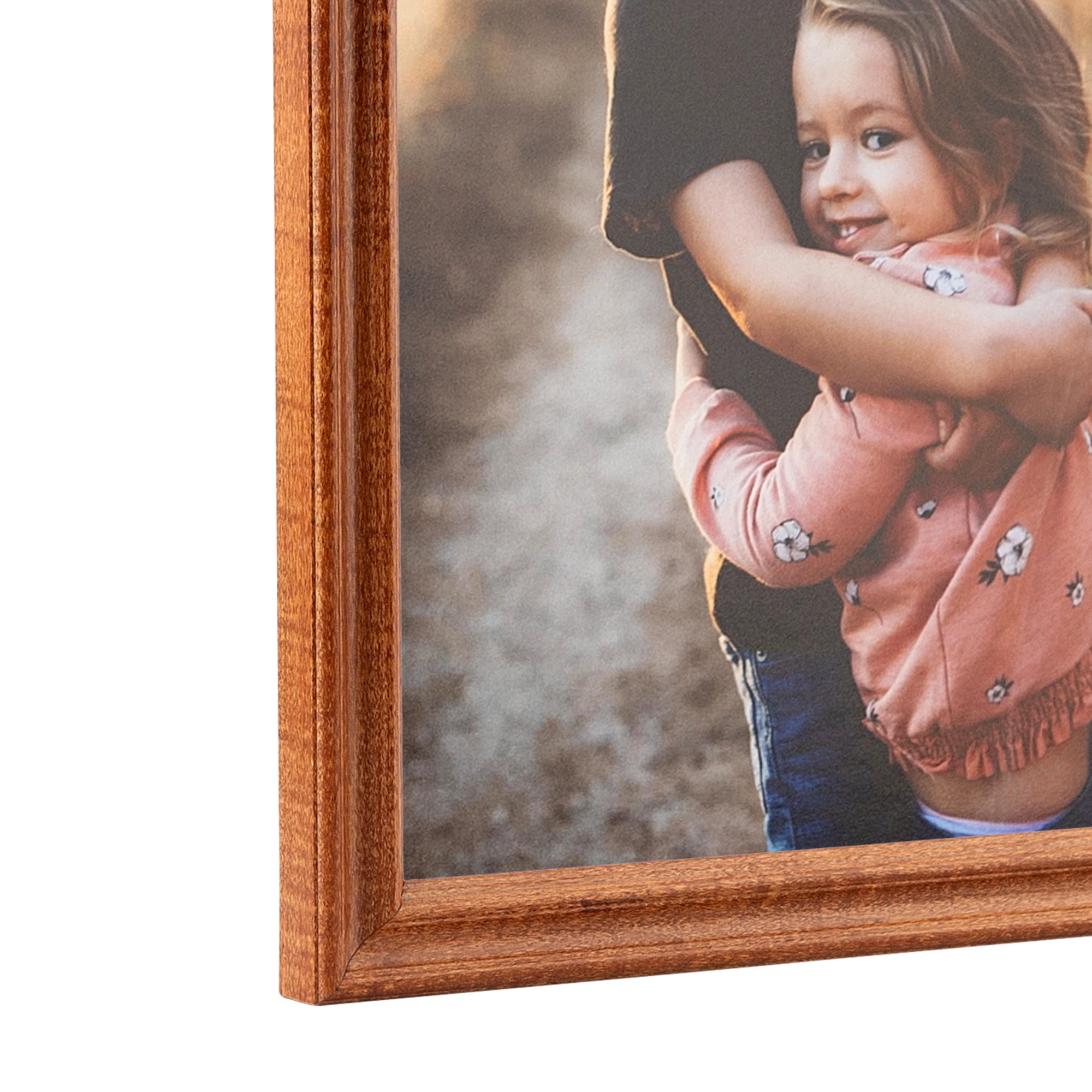 ArtToFrames 20" x 20" Honey Picture Frame, 20x20 inch Brown Wood Poster Frame (WOM-4093), 1 Pack