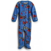 Elowel Baby Boys Footed crain Pajama Sleeper Fleece 6-12 Months