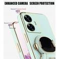 thumbnail image 4 of Compatible with Realme C55 Case for Women, Ultra Soft Realme C55 Phone Case Cute Astronaut Pattern Cases with Stand Silicone Protective Cover (Green)…, 4 of 12