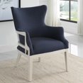 thumbnail image 3 of Uttermost Gordonston Blue Fabric Accent Chair, 3 of 7