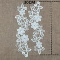 thumbnail image 3 of 2 uds., s de apliques bordados de flores para coser en Pactos, tela de encaje, de ropa, decorativo, suministros de costura para br Baoblaze Apliques De Encaje Floral, 3 of 7