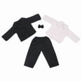 thumbnail image 5 of AlevRam 18-Inch Doll Wedding Outfit Set, White Bridal Dressand Black Tuxedo Suit, 2-Piece Bride and Groom Clothes for 18” Dolls, 5 of 5