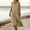 Khaki, variant on jtjvou Casual Summer Dresses for Women V-Neck Collared Flowy Sundresses Lightweight Fashion Solid Tank Dress Mint Green XL