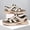 Sand color, variant on Men's Outdoor Closed-Toe Breathable Hiking Sandals