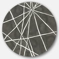 thumbnail image 1 of Designart « Minimalistes Graphics II » Art Mural Géométrique en Cercle Métallique, 1 of 3