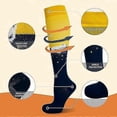 thumbnail image 2 of Compression stockings for men and women, 3 pairs of support socks, 2 of 5