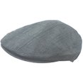 thumbnail image 2 of Summer Plaid Ivy Scally Driver Cap Polyester Flat Hat (Navy / Small), 2 of 3