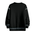 thumbnail image 3 of SYMOID Men Sweatshirt Black Mens Clothes Plain Pullover Sweatshirt Fall and Winter, 3 of 7
