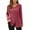 Red, variant on Plus Size 2X Women's Tunic Sweaters Long Sleeve Loose Fit Knit Tops Trendy Comfortable Casual Wear for Everyday