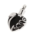 thumbnail image 1 of Colgante de de Cenizas de Cremaci de Acero Inoxidable con de Amor Sunnimix Colgante de mascota conmemorativo, 1 of 7