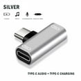 thumbnail image 2 of Divisor USB-C 2 en 1: adaptador de audio USB-C y carga PD; auriculares de audio tipo C para cargar y escuchar canciones, 2 of 4
