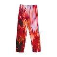 thumbnail image 4 of Kdxio Autumn Maple Leaves Print Men's Sleep Pajama Pant Lounge Pants with Pockets, 4 of 8