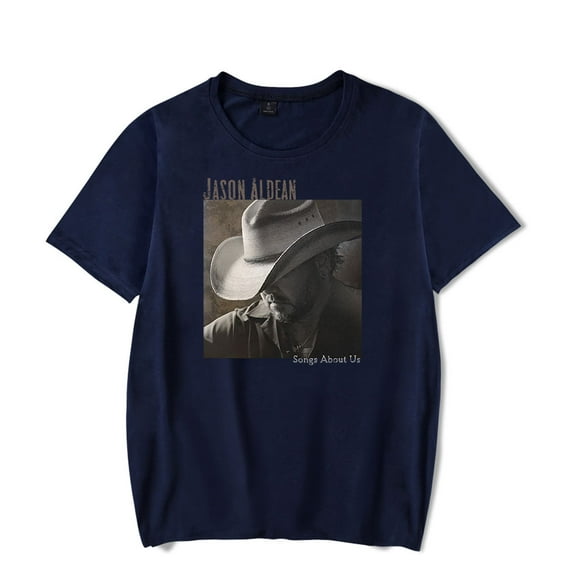 Jason Aldean Songs About Us Tee Women Men Crewneck Short Sleeve Casual T-shirt